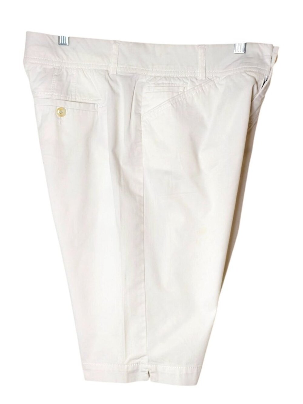 Jonathan Ross Womens 4 Bermuda Shorts White Stretch Easy Tummy Control Casual - Picture 5 of 7